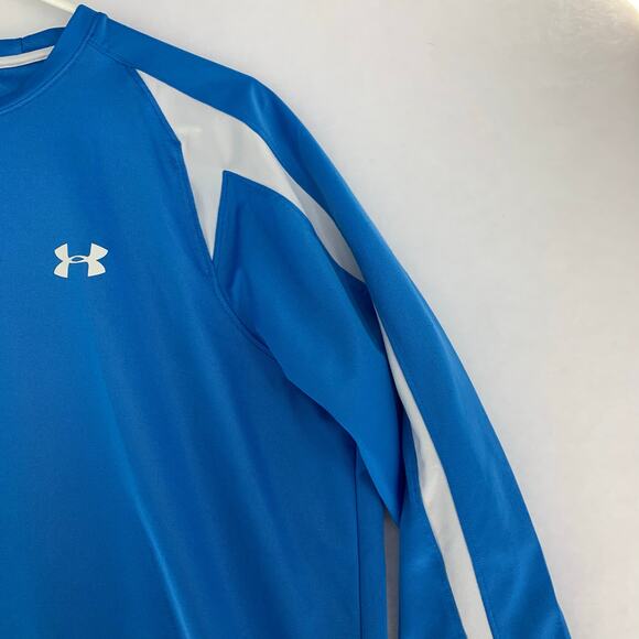 Under Armour Heatgear Long Sleeve Athletic Light Blue Top Size L - Picture 8 of 15
